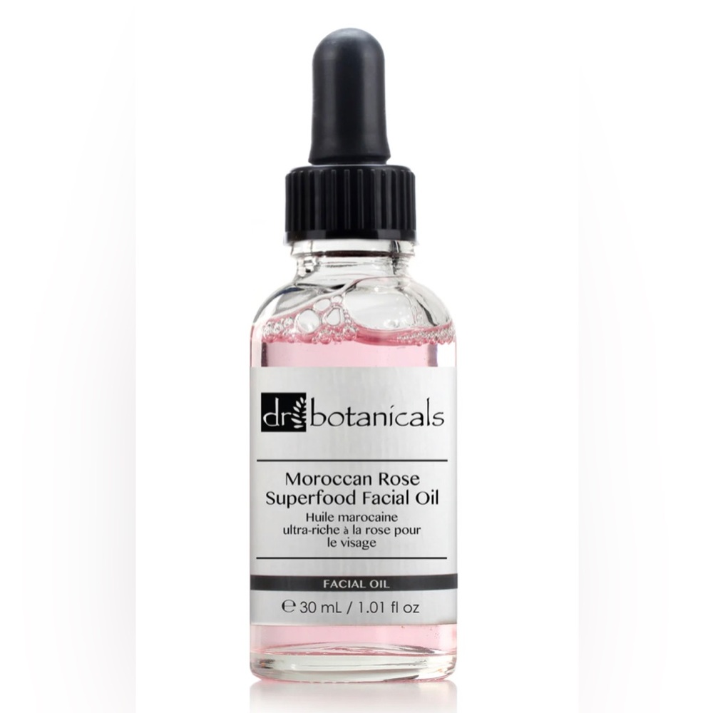 NEW Dr Botanicals Moroccan Rose Superfood Facial Oil 30 mL 1.01 fl oz NIB